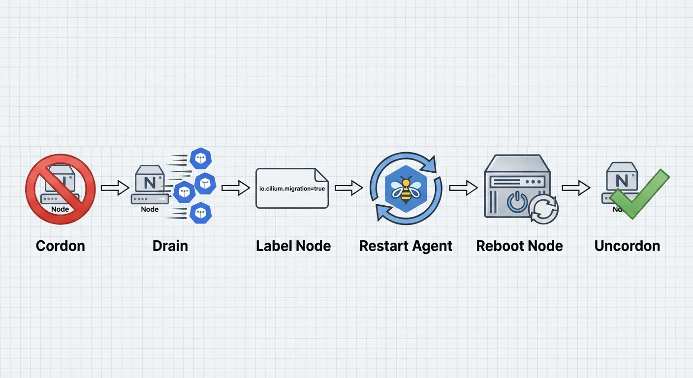 Operational Workflow - Step-by-step node migration process